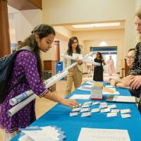 Participant checking in